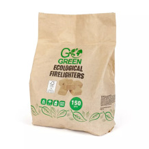 Ekoloģiskie aizdedzināšanas kubiņi 150 gab. GOGREEN 1901118