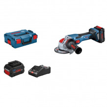 Kampinis šlifuoklis GWX 18V-15 C, 2x8Ah 06019H6401 BOSCH