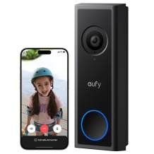 Viedais video durvju zvans ar kameru 2K FHD drošības uzraudzībai ar kustības detekciju un divvirzienu audio C30 T8224311 Eufy Anker