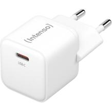 Intenso toiteadapter 7803022, Sissejuhatav pinge 100-240 V, Sissejuhatav sagedus 50/60 Hz, USB-C väljund 30 W, Kiire laadimine