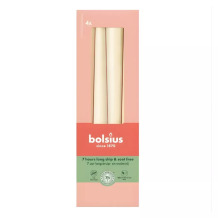 Galda sveces Bolsius 37356905 245/24mm pērļu 4gab