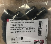 Gas Diffuser MB 23/24/240, ABICOR BINZEL, 012.0432.10, 23/24