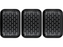 Grilēšanas trauki, LUND, 99851, 3 gab., oglekļa tērauds, neslīdoša virsma, 34.5 x 24.5 cm