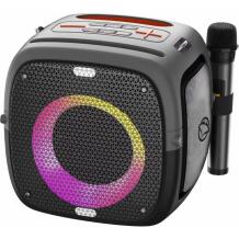 Manta Karaoke kõlar SPK3400000001, 100W, 10h, IPX5, Bluetooth, AUX, Mikrofon, USB, MicroSD, LED