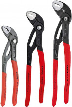Ūdens sūkņa knaibles KNIPEX Cobra® 00 20 09 V02, komplekts 3gab.