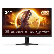 Aoc LCD монитор 24G4HRE 60.5 см 1920 x 1080 Full HD 200Hz Fast IPS, 1 мс, 178°/178°, VESA крепление, регулируемая подставка