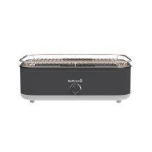Barbecook E-Carlo elektriskais galda grils balkonam un terasei 2500W 3 sildīšanas līmeņi 38.5x28.5cm BC-ELE-1003 Midnight Grey