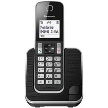 Panasonic Telefon bezprzewodowy KX-TGD 310 PDB BLACK, melns, 20h, 250h, 120 numuri, 10 ātrās izvēles, DECT, interkoms