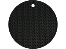 Silikona paliktnis karstiem traukiem, Fala, 74790, melns, 180x180x0.8 mm