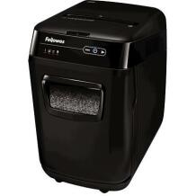 Fellowes Шредер AutoMax 200M/4656301, Микро-резка 2x14 мм, 200 листов, 32 Л, P-5, Кредитные карты, Скобы