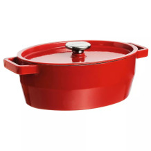 Pot 5.8L PYREX oval cast iron 33cm/red 33SC5AC33 Pyrex
