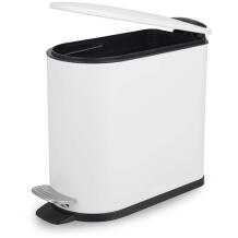 Beldray Pedaliga prügikast LA036690WHTPEU7, 5L, valge, 1 sektsioon, raud, pedaal, kaas