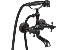 Retro dušas komplekts melns 75808 FALA