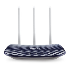 TP-Link Archer C20 belaidis maršrutizatorius Dual-Band AC733 Wi-Fi 867 Mbps 1× WAN 4× LAN 10/100 M 3× antenos Juoda