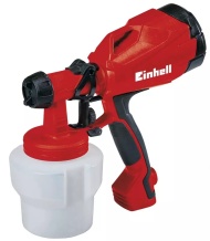 Krāsu smidzinātājs, EINHELL, 4260010, 500 W, 1000 ml, regulējams krāsas plūsmas un gaisa sprausla