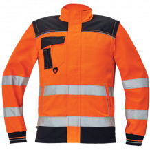 Hi-Vis 2in1 oranža darba jaka KNOXFIELD290, 60.izm ČERVA