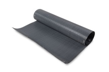 Dekoratīvs aizsargsiets MIKKO RATTAN MK03 grafīta pelēks ar gredzeniem 91899