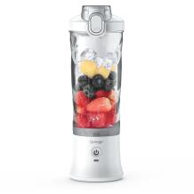 Sponge Blender Blend White, 0.6l, 0.79kg, valge, roostevaba teras, akrüülnaatrium, ABS plast, juhtmevaba, pulsirežiim