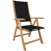 Krēsls BALI melns 13706 HOME4YOU