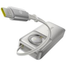 Baseus Power Bank Free2Pull P10073701843-00, 10000 mAh, 30 W, 70 cm USB-C laidas, dviejų įrenginių krovimas