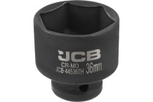 Jõupadrun 6-kant 36 mm JCB JCB-44536TH 1/2" CR-Mo teras