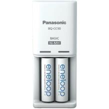 Panasonic Bateriju lādētājs K-KJ50MCD20E, 100-240 V, 2 x 2000 mAh AA, 10-240 min uzlādes laiks, 2 LED indikatori