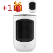 Nutikas Wi-Fi keraamiline kütteseade + TEINE SAMASUGUNE KINGITUSEKS Zone Personal 600/900/1500W kuni ~20 m² valge DXCH43 Duux