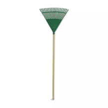 Lehereha käepidemega, roheline 45 cm (20 hammast) HORTUS 0927003 plastmass