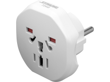 TRAVEL ADAPTER WORLD TO EUROPE 72440 STHOR
