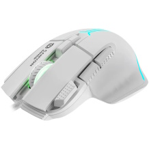 Wired gaming mouse with RGB lighting 20000 DPI 9 programmable buttons USB Fortnax GM-636 White CND-SGM636W CANYON