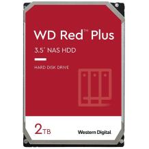 Western Digital Red Plus NAS kõvaketas WD20EFPX, 2 TB, 5400 RPM, NAS ühilduv, 24x7 töö, CMR