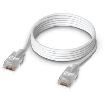 Ubiquiti UACC-Cable-Patch-EL-1M-W, võrgukaabel, 1m, RJ-45, RJ-45, Cat6, 2.5mm, 2.5 Gigabit Ethernet, PoE++, sirge pistik, 1 tk