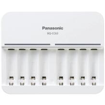 Panasonic Lādētājs BQ-CC63E, 8xAA/AAA, 5h, 240g, 100-240V, 1.5A, LED indikatori, sprieguma kontrole