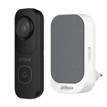 Dahua VDKP01-BG Wi-Fi video doorbell kit 4 MP Wi-Fi 6 wide angle 2K image AI detection two-way audio microSD IR night vision up to 10 m Black