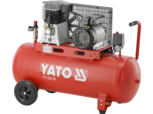 Eļļas Kompresors 100L 360 l/min 10 bar (145 PSI) 2200 W (3 HP) ar diviem savienojumiem  YT-23310 YATO