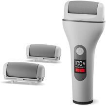 Ray Battler Callus Remover RB 0018, 2 ātrumi, LED displejs, IPX5, 5V, 1200mAh, 4h darba laiks, ceļojuma maciņš, rullīši: smalki