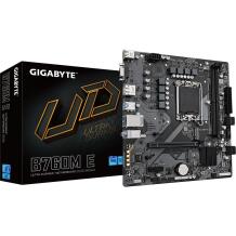Gigabyte B760M E emaplaat, B760M E, DDR5, LGA1700, 4xSATA, 2xM.2, Gigabit Ethernet, USB 3.2 Gen 1