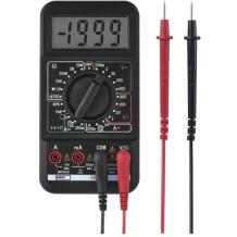 Emos Multitester PRO 5314703, 2-600 V AC, 200 mV-600 V DC, 2 mA-10 A AC/DC, 200 Ω-20 MΩ, diooditest, transistoritest