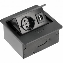Galdā iebūvējama rozete, USB; AE-PB1SAVA-20 AVARO GTV