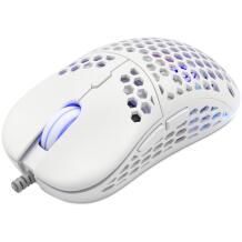 eShark NAGINATA ESL-M4 NAGINATA-W, 16 000 DPI, 1000Hz, 50G, 6 pogas, RGB, 1,8m USB, Teflons