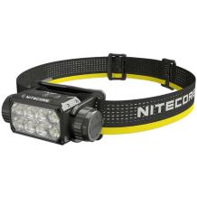 Nitecore Налобный фонарь HC75 UHE, 3000 лм, 32 LED, 5500 мАч, IP68, Алюминий, Поликарбонат, USB зарядка, Черный/Желтый