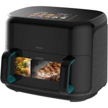 Cecotec Dubultais karstā gaisa friteris Cecofry&Grill Smokin'Prime 11000 A01_EU01_101139, 2800 W, 11 L, melns, 10 programmas