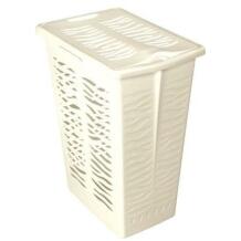 Branq Pesukorv 8140157, 250mm, 375mm, 480mm, 30l, ristkülik, kreemivärvi, kaanega