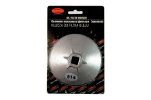 Ключ для масляного фильтра, ROCKFORCE, RF-10687612, 76мм, 12-гранный дизайн, профессиональная инструментальная сталь