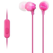 Sony Kõrvaklapid MDR-EX15AP MDREX15APPI.CE7, 1.2m, 3.5mm, 100dB, 16Ohm, 8Hz-22kHz, Sisseehitatud mikrofon