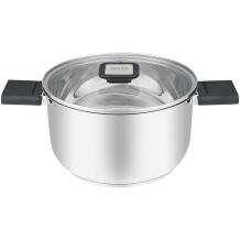 Resto Kastrul 92203 3.2L, Läbimõõt 20 cm, Materjal Roostevaba teras, Ergonomilised kokkuklapitavad käepidemed, Mõõteskaala sees