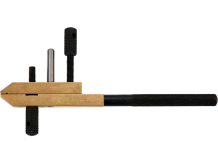 Rokas skrūvspīles precīziem darbiem misiņa žokļi 10 mm atvērums 13 mm dziļums 15 mm YATO YT-65085