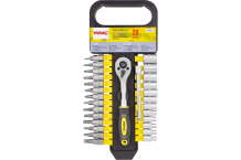 Socket Set with Reversible Wrench WMC TOOLS WMC-2028-5 1/4" 28 pcs