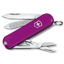 Peilis Classic SD Dovanų Rinkinys, VICTORINOX, 7613329118917, 58mm, 18mm, 9mm, 21g, spalva: TASTY_GRAPE