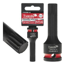 SPLINE smūginė galvutė Tvardy T00218-14 1/2" M14 CR-MO